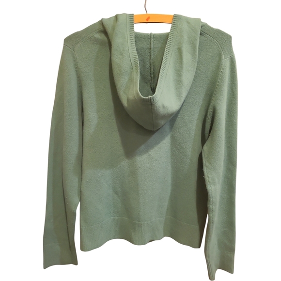 Green V-Neck Sweater - Picture 2 of 3